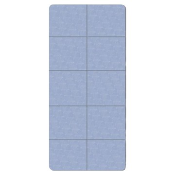 O OOUP 中歐 抗菌摺疊墊  1個  寧靜藍  185 x 80 x 0.8cm