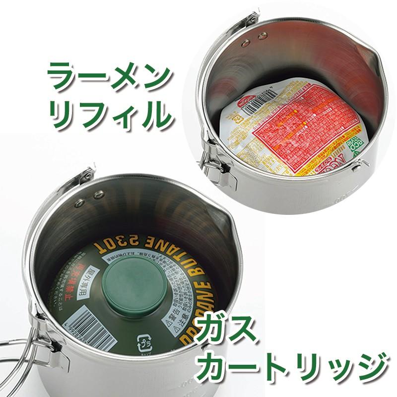 SOLA キャンピングクッカー5点セット PP-11 マグカップ ケトル コップ プレート 皿 セット コンパクト 食器 収納 持ち運び ステンレス キャンプ