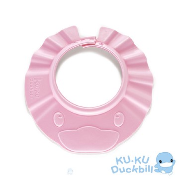酷咕鴨造型幼兒浴帽-粉