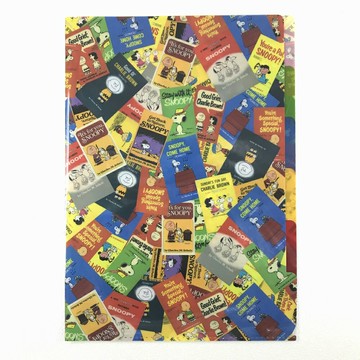 史努比 snoopy 70週年 日本製 A4 五格 分類 資料夾-日本直送，現貨在台｜小鶴日貨