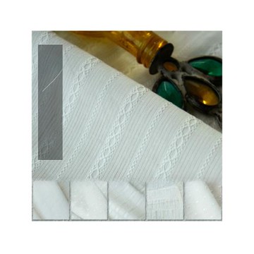 PopoHouse薄透白色剪花提花日本純棉布料 娃衣洋裝連衣裙服裝面料