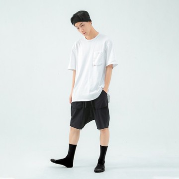 【FOOTER】極簡素色主義者襪-黑(男襪/L、XL)