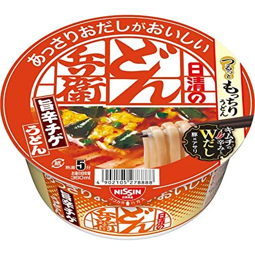 日清食品 日清のあっさりおだしがおいしいどん兵衛 旨辛チゲうどん カップ麺 69g×12個