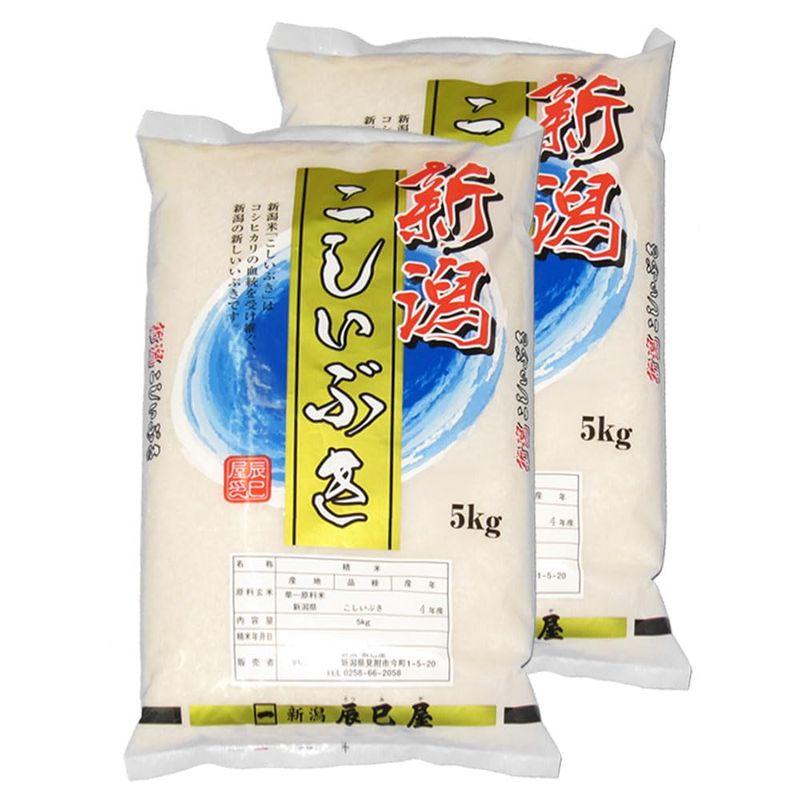 精米令和4年産 新潟県産こしいぶき 白米 10kg（5kg×2袋）新潟辰巳屋