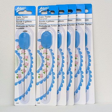 [4美國直購] Ateco 1445 不鏽鋼 蛋糕測試針 6支 6吋 (戳針約11cm) 熟度檢查烘焙測試儀 韓國製_CB2
