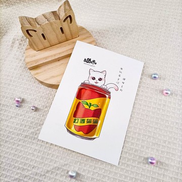 ME183-m06_我紙在乎你百喵萌(回味系列)明信片_postcard