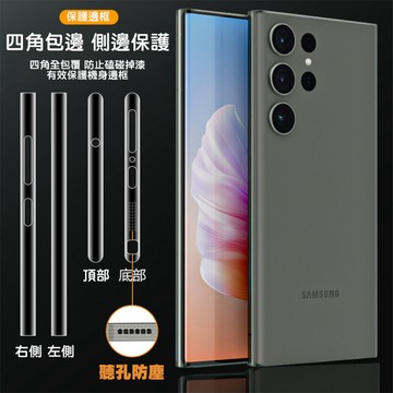 【貝占】S26 S25 S24 S23 S22 Ultra plus 邊條貼 側邊保護貼 防塵 保護貼 水凝膜