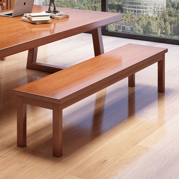 【台灣公司 可打統編】北歐全實木長條凳客廳餐桌凳簡約原木家用木板凳長椅床尾凳換鞋凳 d8163