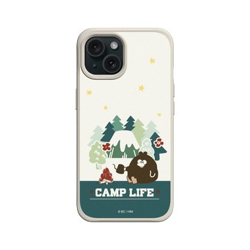 iPhone 15 SolidX 貝殼灰 - 奧樂雞 Ology - CAMP LIFE
