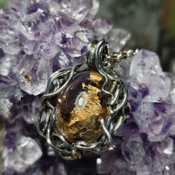 黃泥駭骨銀吊墬