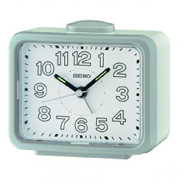 seiko SK037 精工鐘 (QHK061N) 夜光指針鬧鈴貪睡鬧鐘 綠 8.6 x 10.9 x 6.4cm｜樂天領券現折★全館特惠中★指定刷卡回饋10%