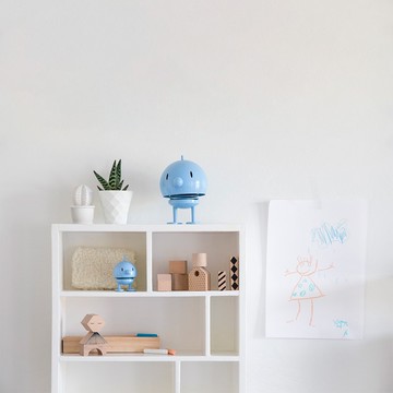 【哈特寶】Hoptimist Bumble S 丹麥微笑彈簧公仔-淺藍