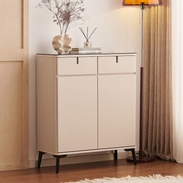 MUNA家居  佛洛2.7尺玻璃鞋櫃/X-054   80X34X97cm