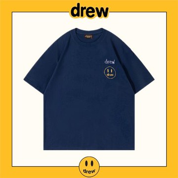 Drew笑臉小眾潮牌男女情侶夏季高街寬松半袖ins百搭純棉短袖T恤