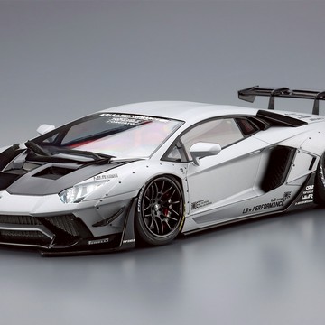 【東海模型】AOSHIMA 青島 1/24 LB#19 藍寶堅尼Aventador 限量版1 組裝模型