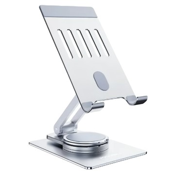 POLYWELL 寶利威爾 鋁合金手機平板支架 加寬版  PW15-T65-0793  銀色  1個