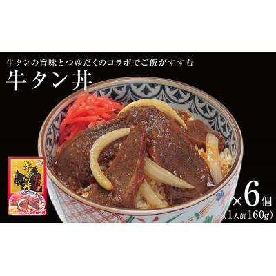 ふるさと納税 石巻市 牛タン丼 6個(6人前)