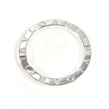 【日本直寄 二手美品】寶格麗 BVLGARI 鑰匙圈 吊飾 品牌標誌 925 銀 已拋光