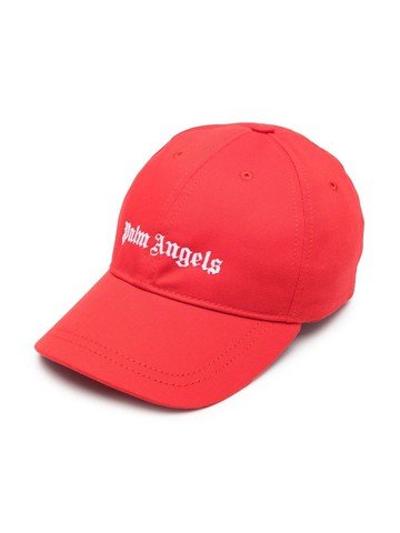Palm Angels Kids - logo-embroidered baseball cap - kids - Cotton - II