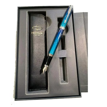 PARKER 派克 新IM 深海探索 真皮筆套禮盒組【APP滿額下單10%點數(單一帳號最高5000點)】1/31止