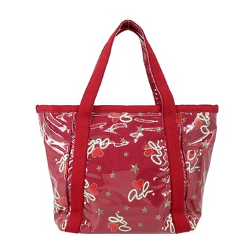 agnes b. heart星星防水迷你包-紅