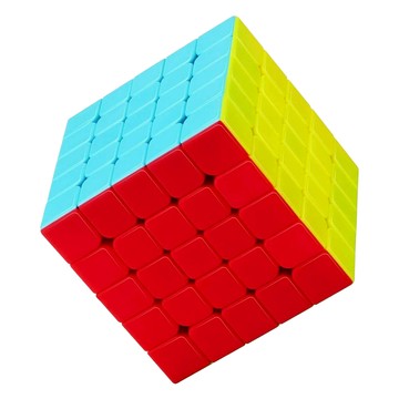 QYTOYS 奇藝 魔方格六階比賽專用魔術方塊 ABS安全塑料 高質感無痕磨砂面  六色螢光版  1個