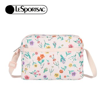 Lesportsac Daniella Crossbody 拉鍊斜背包 新春換新 送禮 女包-輕舞野花