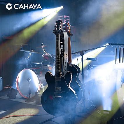 CAHAYA ダブルヘッド オートロック ギタースタンド 折りたたみ 三脚 立てかけタイプ 自動重力ロック 安定 耐久 高さ調整可能 スチール材