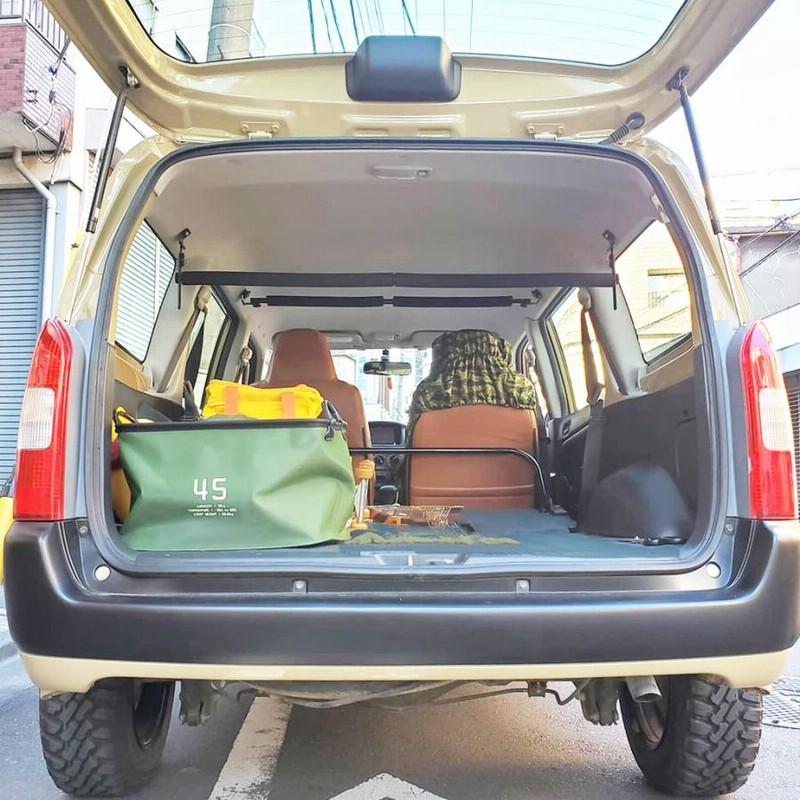 サクシード プロボックス 車内キャリア2本セット 延長ステー