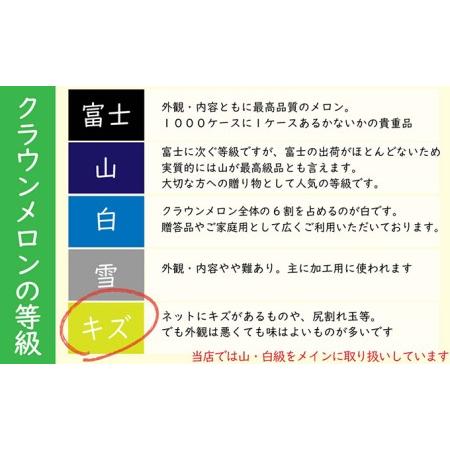 ふるさと納税 クラウンメロン 訳あり2玉 静岡県森町