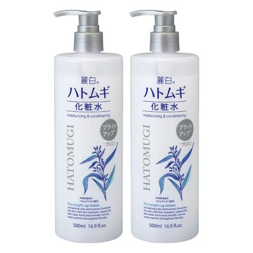 KUMANO 熊野油脂 麗白 薏仁明亮化妝水  500ml  2瓶