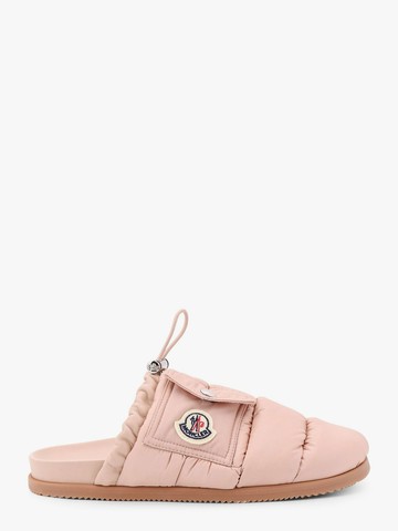 Mon pocket padded leather and nylon mule - MONCLER - gender_Woman