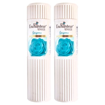 Enchanteur 艾詩 香氛爽身粉 玫瑰晚香玉 藍色 200g 2瓶