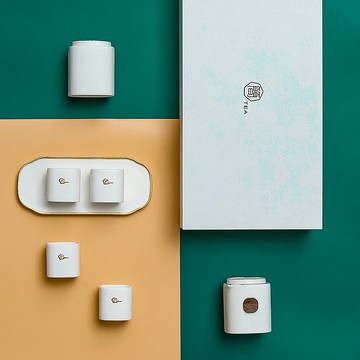 簡茶茶具禮盒套裝高檔新中式人文典故陶瓷茶器送禮