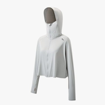 防曬外套 斗篷款 ( 高領/短版/寬鬆)-兩色任選 (斗篷款S)-遠山灰