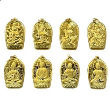 橋星珠寶-八大守護神999黃金墜~元氣加油站推薦