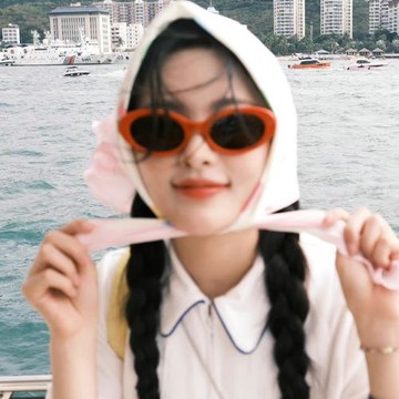 gm墨鏡女復古橢圓形個性小框Y2K辣妹眼鏡街拍防曬近視太陽鏡男款