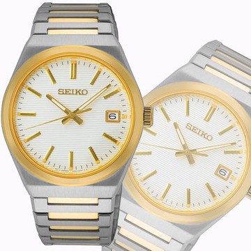 SEIKO 精工 CS系列簡約石英手錶-39mm(SUR558P1/6N52-00H0KS)