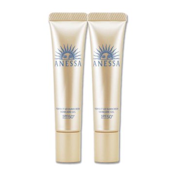 【SHISEIDO 資生堂】安耐曬金鑽高效水感防曬凝膠NA 15g x 2