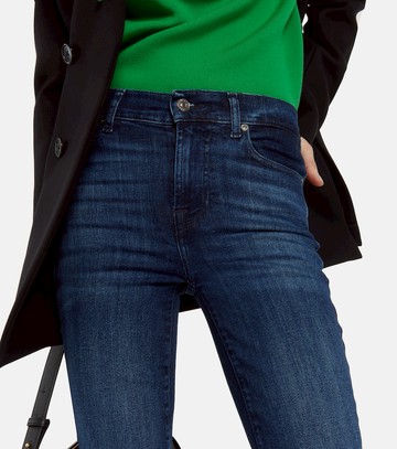 7 For All Mankind The Straight Crop high-rise jeans