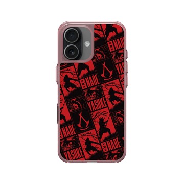 iPhone 17 Clear (相機按鈕) 晶醺玫 - Assassin's Creed - Assassin's Creed® Shadows - Manga pattern
