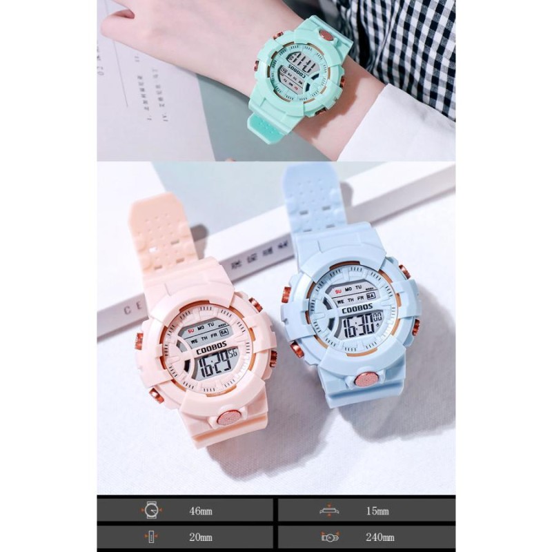 Coobos レディースウォッチ 女性 腕時計 時計 デジタルウォッチ カジュアル レディース腕時計 かわいい おしゃれ 高校生 ギフト 誕生日 通販 Lineポイント最大0 5 Get Lineショッピング