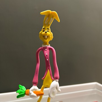 𝗈𝗅𝖽𝗍𝗈𝗒𝗌𝗍𝖺𝗍𝗂𝗈𝗇 1970s 長條兔先生 鐵絲人偶 燕尾服裝 玩具 老玩具 美式復古擺飾收藏模型公仔