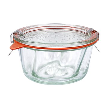 德國 Weck 玻璃罐 蛋糕罐 沙拉罐 450ml Ring Cake Shape 564 (附贈密封圈XL)【心心哈德】現貨 全館499超取免運｜全場下殺★滿額再享折扣