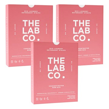 The Lab Co. 環保濃縮洗衣紙 活力葡萄柚  64張  3盒