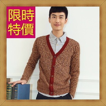 現貨+預購 針織外套男外套-羊毛經典長袖開襟男針織衫1色57ae35【獨家進口】【米蘭精品】