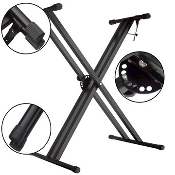 電子琴架 加粗電子琴架子支架可折疊61鍵X通用型合成器古箏88鍵電鋼架家用【MJ12177】