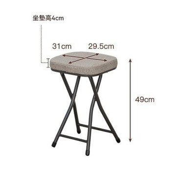 新款日式折疊椅 31*29.5*49CM 凳子 家用客餐廳凳 便攜辦公室凳子輕便