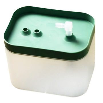 貓咪自動循環流動飲水器  食品級材質  1.5L大容量  透明綠  1台