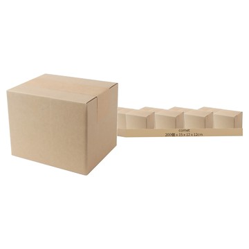 comet 快遞紙箱  米色  200個  15 x 12 x 12cm